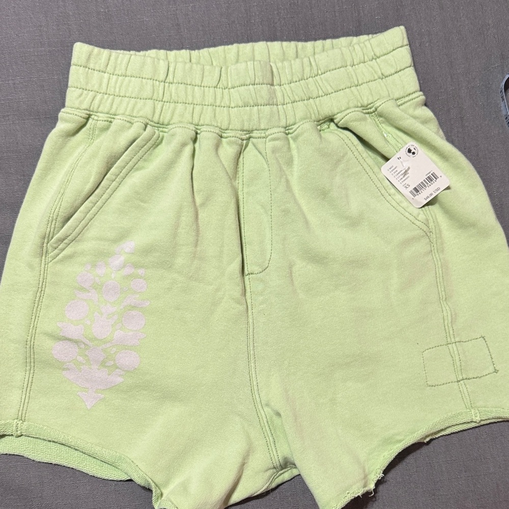 Free people movement Light Green Shorts